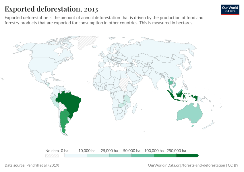 A thumbnail of the "Exported deforestation" chart